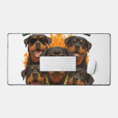 Rottweiler bureaumat (Keyboard & Muis)
