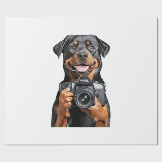 Rottweiler cadeaupapier (Vlak)