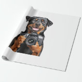 Rottweiler cadeaupapier (Uitgerold)