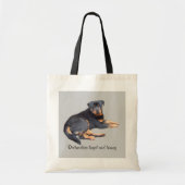 Rottweiler-Canvas tas (Voorkant)