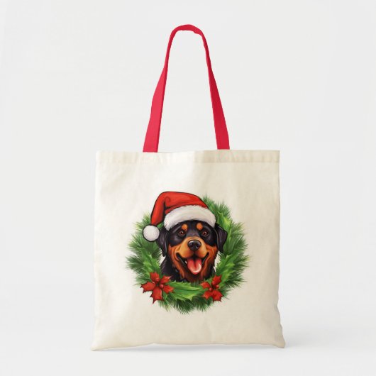 Rottweiler Canvas tas (Voorkant)
