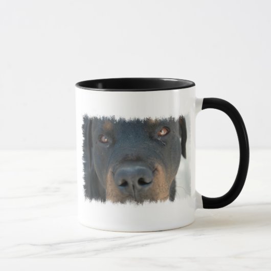 Rottweiler Ceramic Coffee Mok (Rechts)