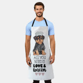 Rottweiler Chef Bacon & Love Schort (Gedragen)