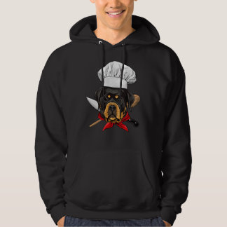 Rottweiler Chef Dog Rottweiler Dog Cooking Lover Hoodie