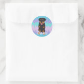 Rottweiler Classic Round Sticker (Tas)