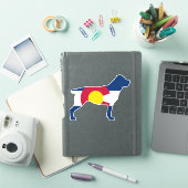 Rottweiler Colorado Vlag Sticker (iPad Cover)