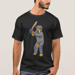 Rottweiler Cricket bat T-shirt