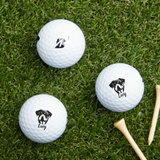 Rottweiler Custom Name Signature Golfballen
