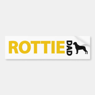 Rottweiler Dad Bumpersticker