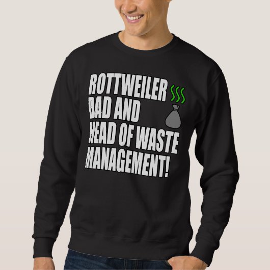 Rottweiler Dad Funny Trui (Voorkant)