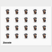 Rottweiler Dank u! Stickers (Vel)