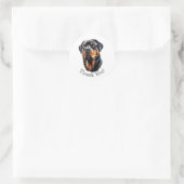 Rottweiler Dank u! Stickers (Tas)
