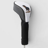 Rottweiler De Explorer Golfheadcover (Schuin)