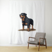 Rottweiler De Explorer Wandkleed (In situ)