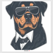 Rottweiler De Heren Sticker (Vel)