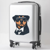Rottweiler De Heren Sticker (Koffer)