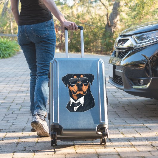 Rottweiler De Heren Sticker (Koffer Insitu)