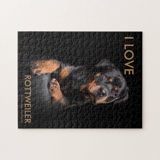 Rottweiler de puzzle (Horizontal)