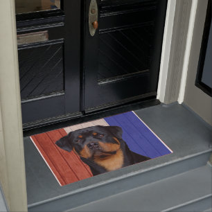 rottweiler   deurmat