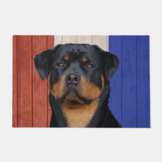 Rottweiler deurmat (Voorkant)