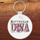 Rottweiler DIVA Sleutelhanger (Voorkant)