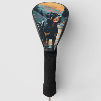 Rottweiler Dog 005 - Bruno Pokopen Golfheadcover