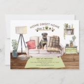 Rottweiler Dog Bewegende Aankondiging (Voorkant)