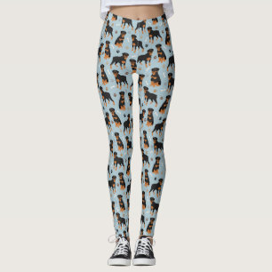 Rottweiler Dog-Botten en -poten Leggings