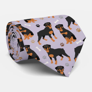 Rottweiler Dog-Botten en Stropdas poten
