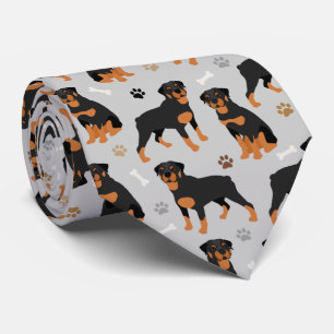 Rottweiler Dog-Botten en Stropdas poten