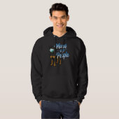 Rottweiler Dog Draag gezichtsmasker Hoodie (Voorkant volledig)