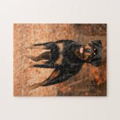 Rottweiler Dog Legpuzzel (Horizontaal)