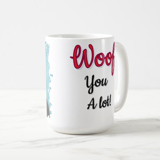 Rottweiler dog love mug  (Devant droit)