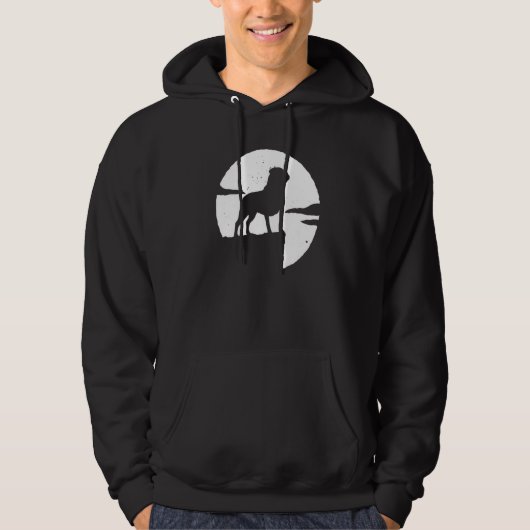Rottweiler Dog Retro 4 Hoodie (Voorkant)