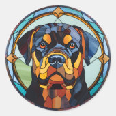 Rottweiler Dog Sticker Pack (Voorkant)