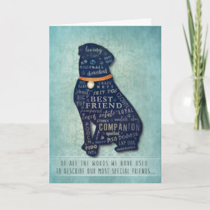 Rottweiler Dog Sympathiekaart Kaart