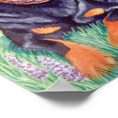 Rottweiler Dog Wall Poster Print (Hoek)