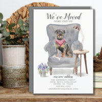 Rottweiler Dog We hebben een bewegende aankondigin