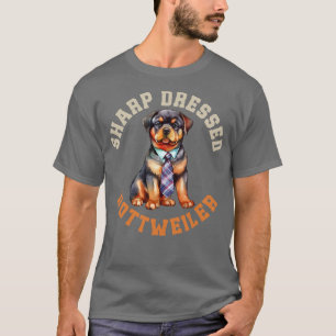 Rottweiler Dragen Stropdas Leuke Rottie Dog T-shirt