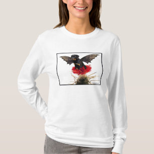 Rottweiler Fairy Dog-dames Bovenaan T-shirt
