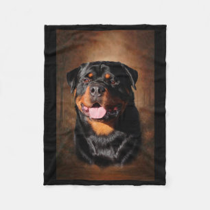 Rottweiler Fleece Blanket