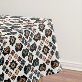 Rottweiler Floral Geometric Pattern Tafelkleed (Voorbeeld)