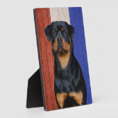 Rottweiler Fotoplaat (Zijkant)