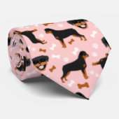 Rottweiler Fun Rotties Afdrukpagina Stropdas (Opgerold)