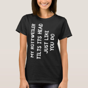 Rottweiler Funny Dog Lover Gift Cute Women Mannen T-shirt