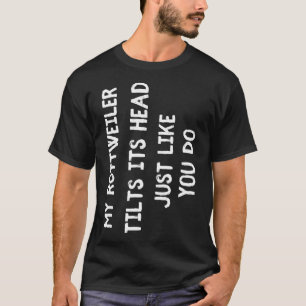 Rottweiler Funny Dog Lover Gift Cute Women Mannen T-shirt