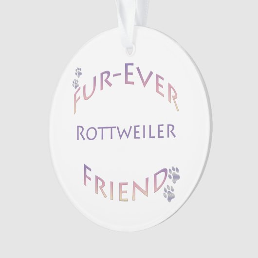 Rottweiler Furever Friend (devant)