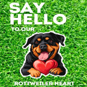 Rottweiler Gift  Golfhanddoek