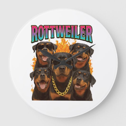 Rottweiler  grote klok (Voorkant)