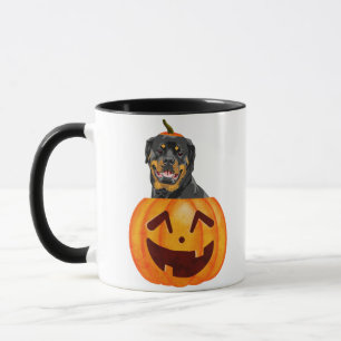 Rottweiler Halloween café Mug